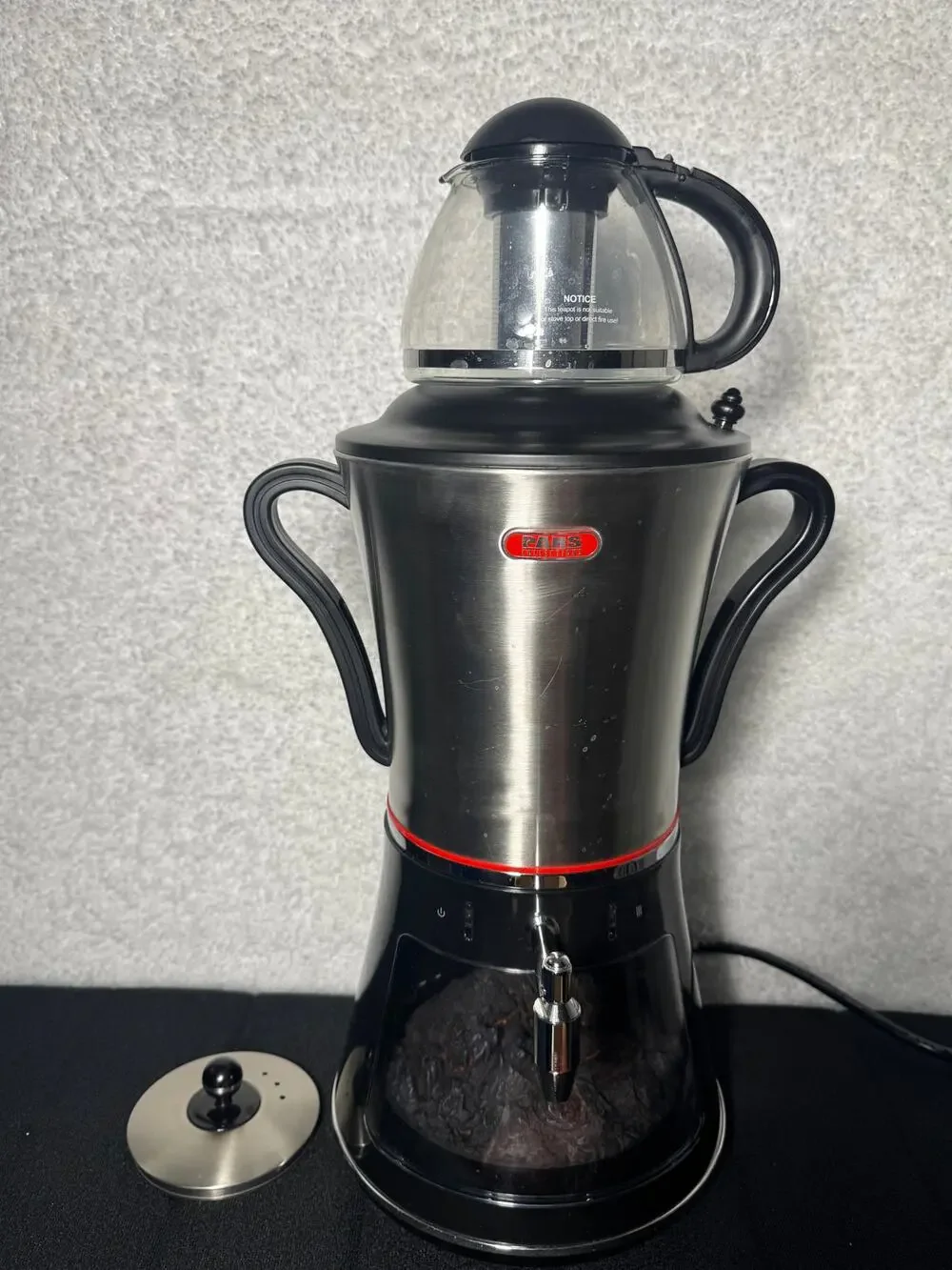 PARS Electric Samovar Fireplace Design 3.2L - Missing Lever - RARE